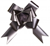 BOW BUTTERFLY SILVER 32MM X100(458291)